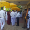 Day after day alms giving